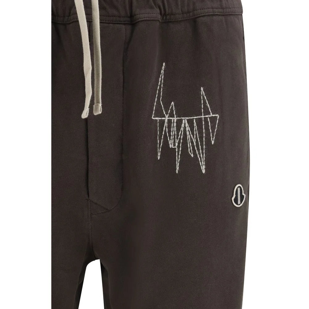 Moncler x Rick Owens Brown Cotton Athletic Pants