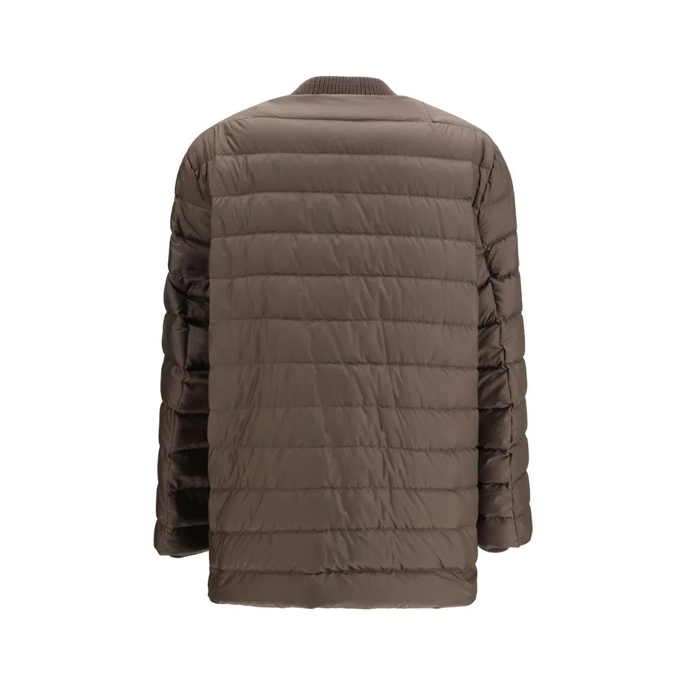 Moncler x Rick Owens Brown Goose Down Trench Coat - 3