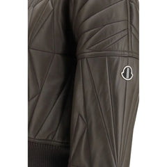 Moncler x Rick Owens Hnědá beránek Ovis Aries Aries bomber bunda - 1