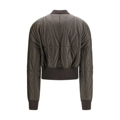 Moncler x Rick Owens Hnědá beránek Ovis Aries Aries bomber bunda - 1