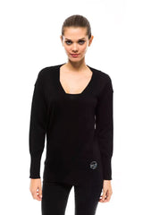 Montana Blu Black Wool Women Sweater - Sweaters