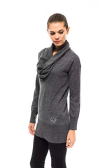 Montana Blu Gray Wool Women Sweater - Sweaters