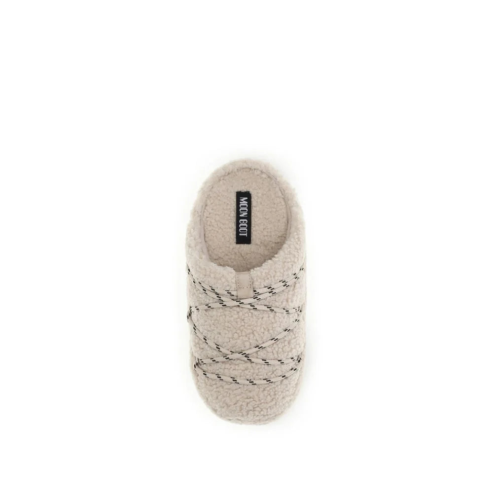 Moon Boot Beige Polyamide Flats
