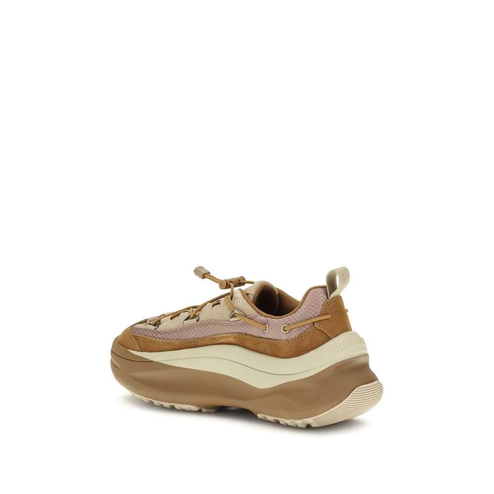 Moon Boot Brown Calf Leather Bos Taurus Athletic Sneakers - EU40/US10