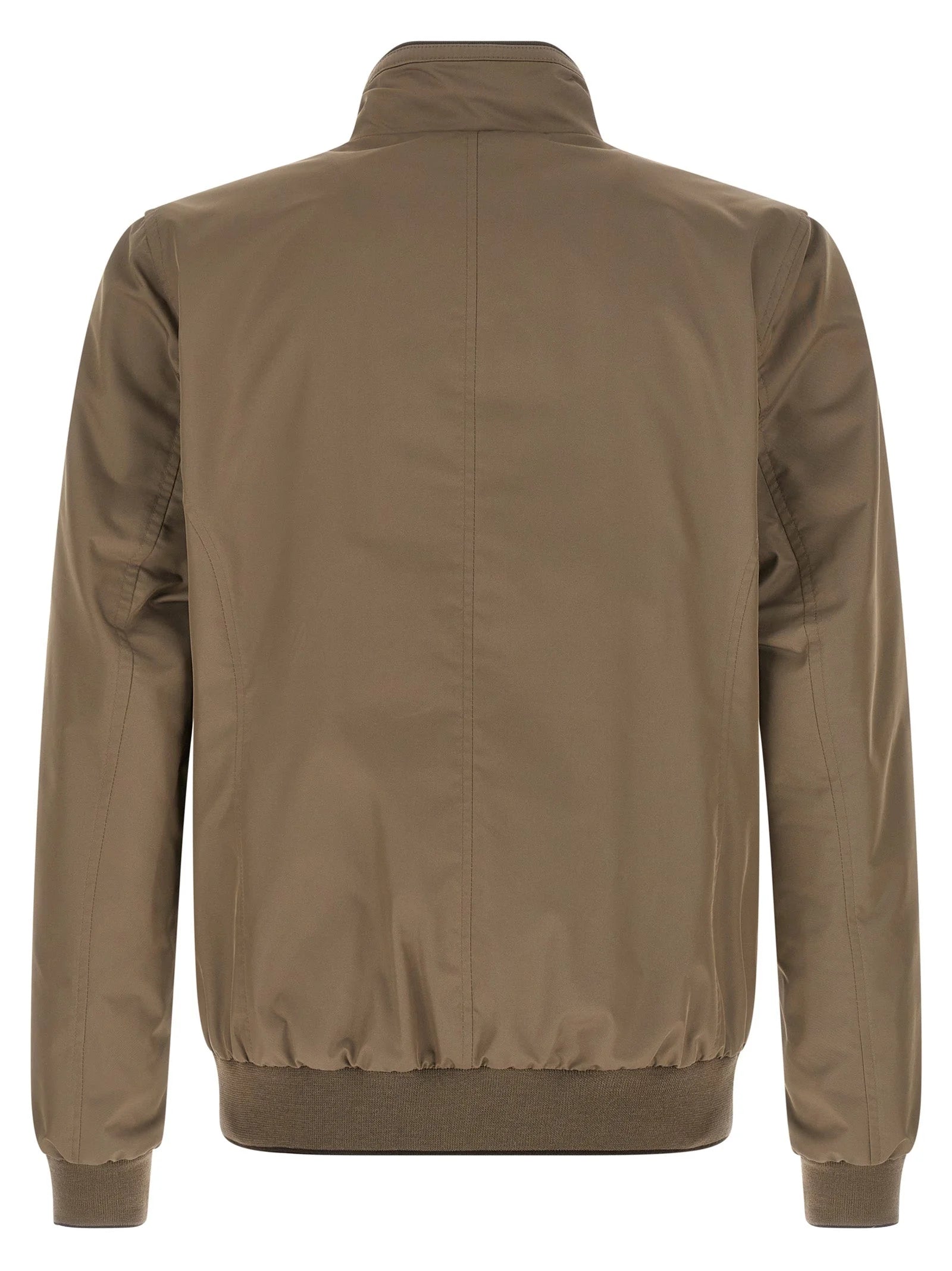MooRER Beige Polyester Bomber