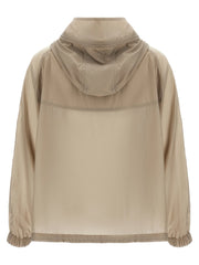 MooRER Beige Polyester Shell Jacket