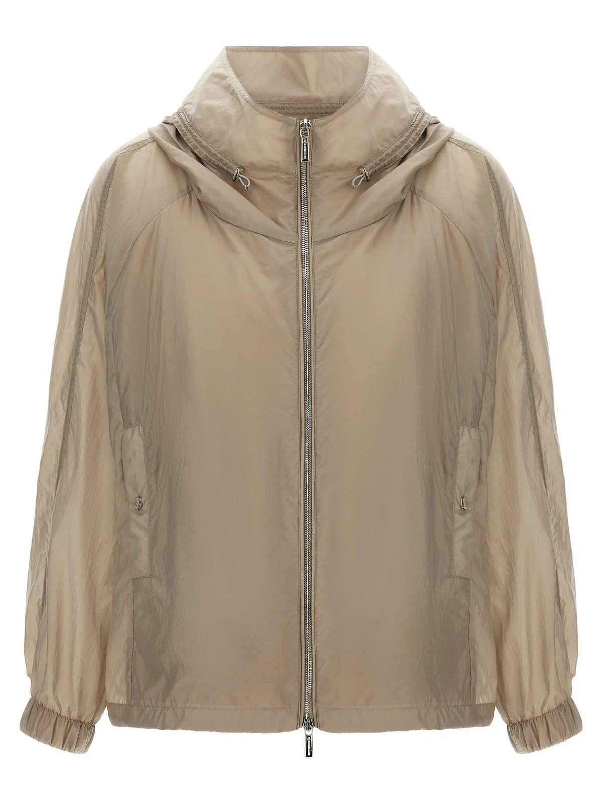 MooRER Beige Polyester Shell Jacket