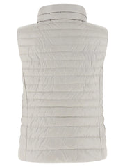 MooRER Beige Polyester Sleeveless Jacket