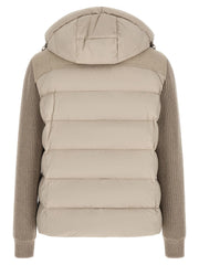 MooRER Beige Wool Full-Length Jacket