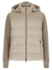MooRER Beige Wool Full-Length Jacket