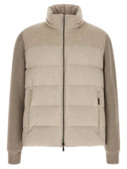 MooRER Beige Wool Full-Length Jacket