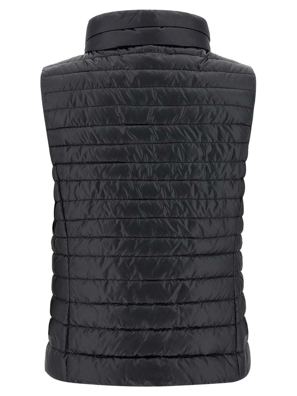 MooRER Black Polyester Sleeveless Jacket