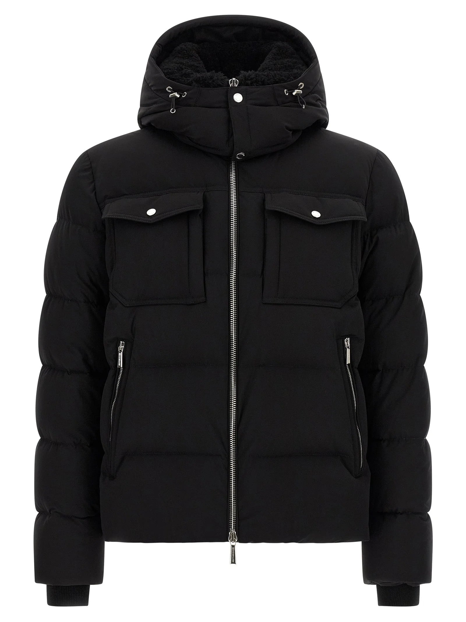 MooRER Black Wool Bomber