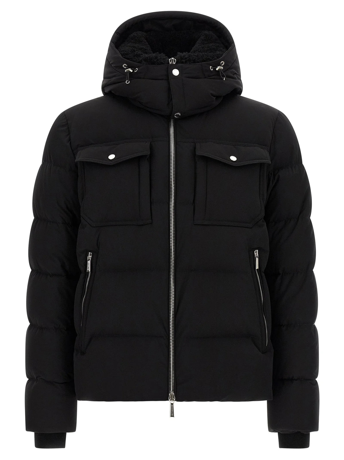 MooRER Black Wool Bomber