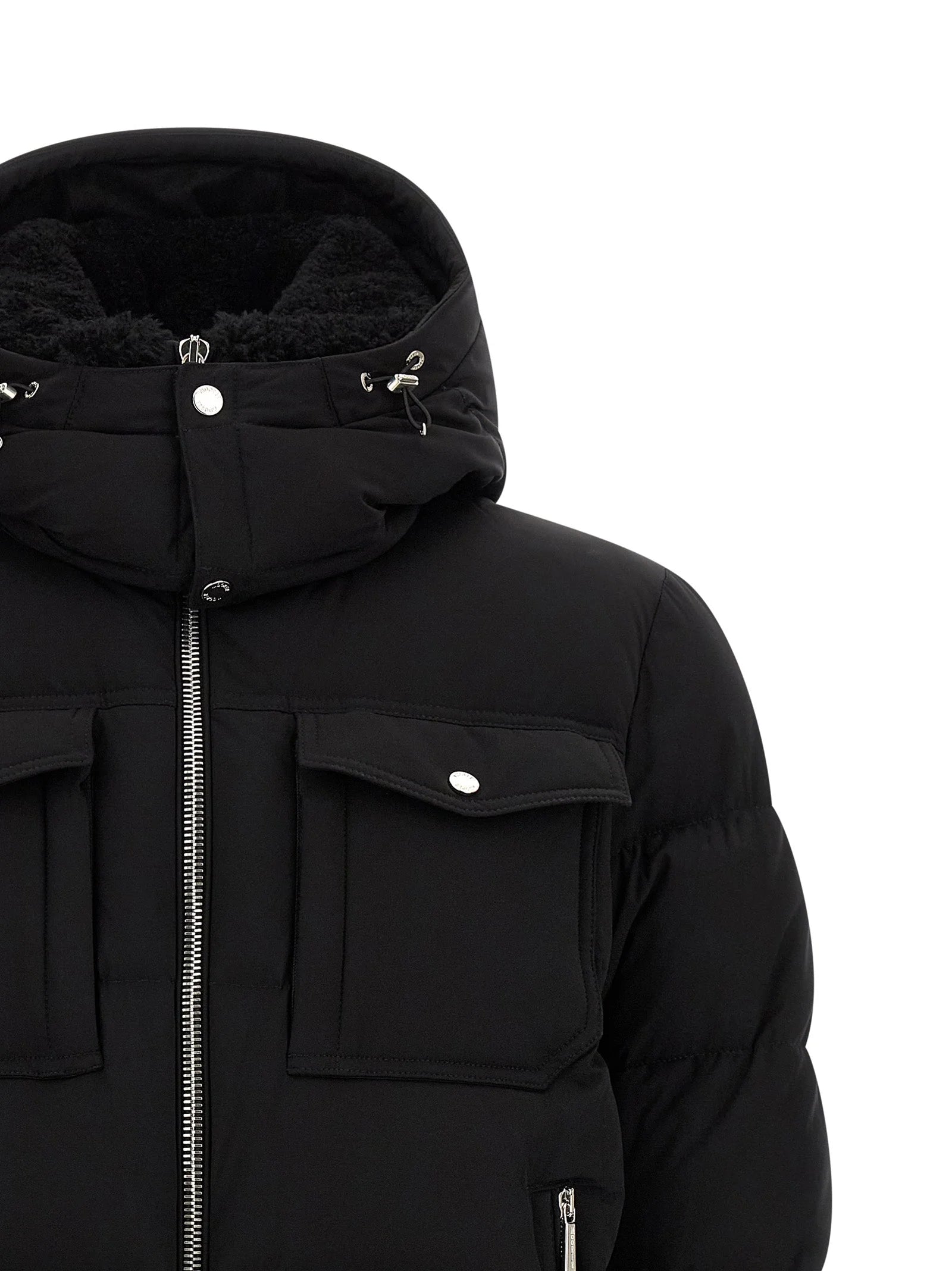 MooRER Black Wool Bomber