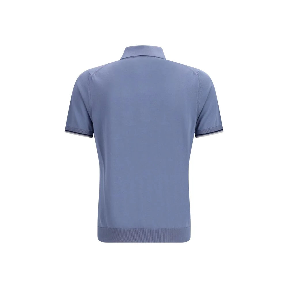 MooRER Kék Pamacsos Polo Ing