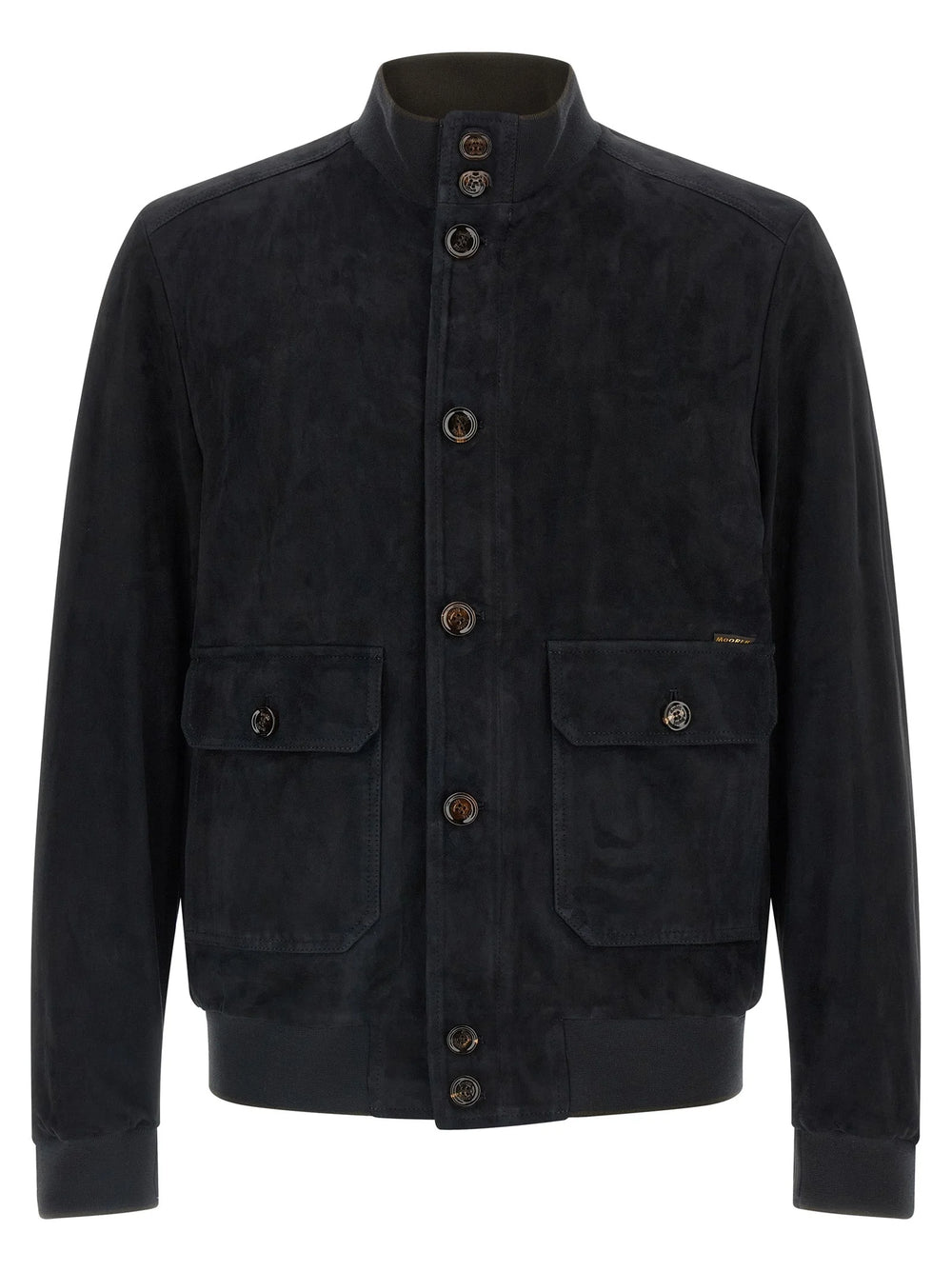 MooRER Blue Lamb Leather Leather Jacket - IT56 | XL