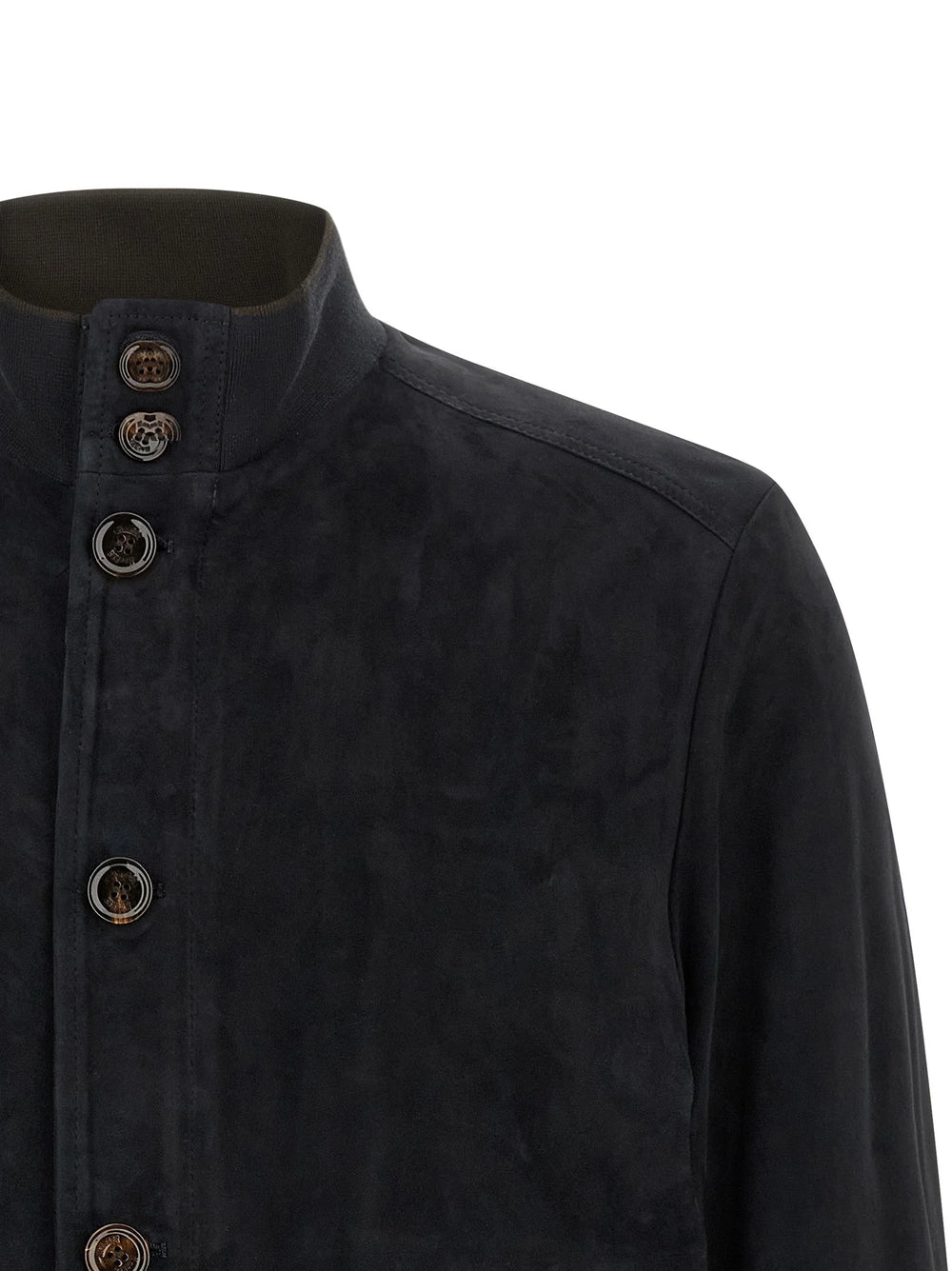 MooRER Blue Lamb Leather Leather Jacket - IT56 | XL