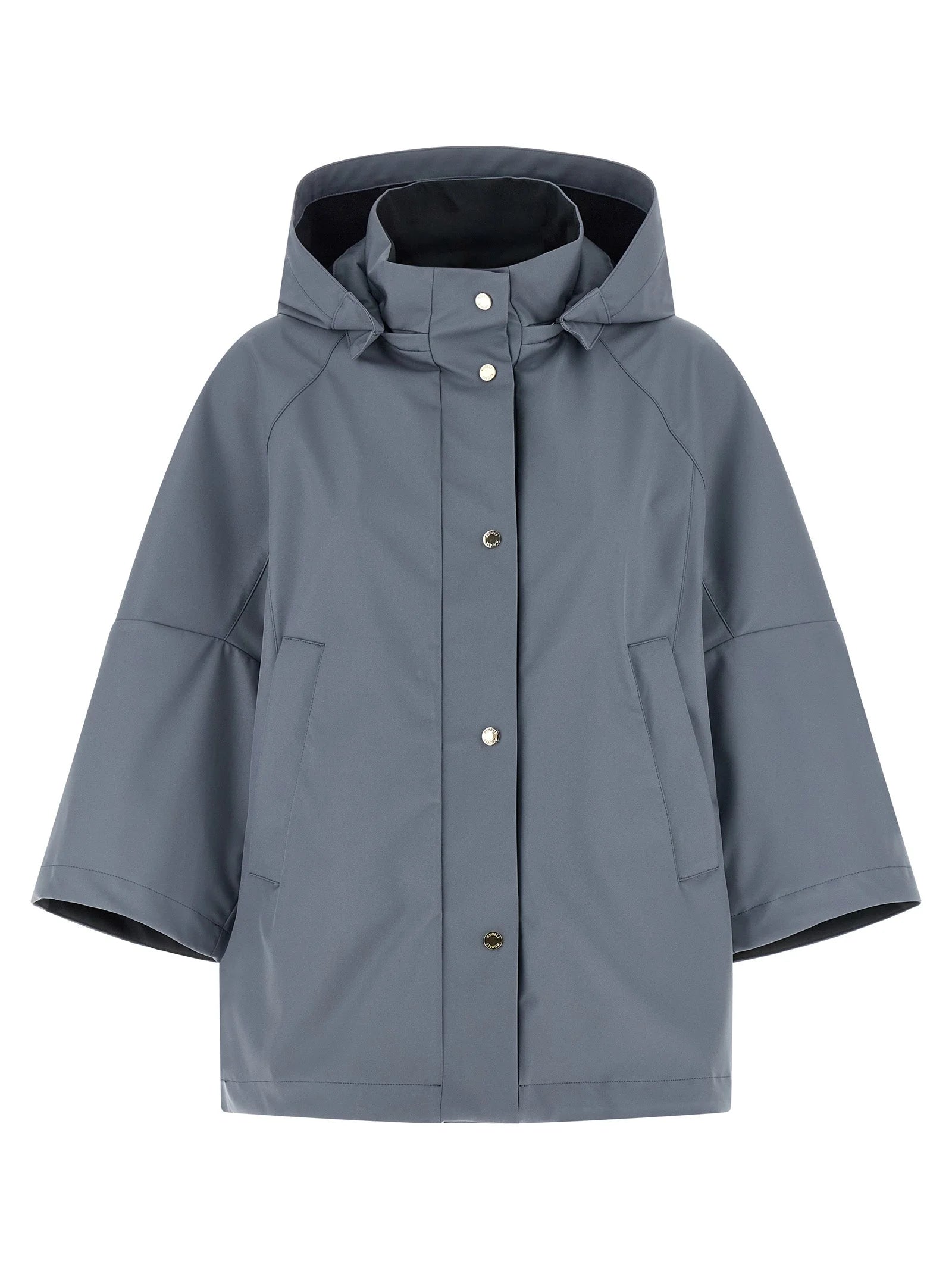 MooRER Blue Polyester Shell Jacket