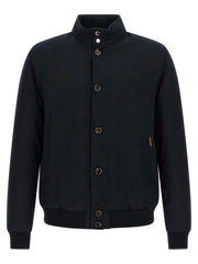 MooRER Blue Wool Bomber
