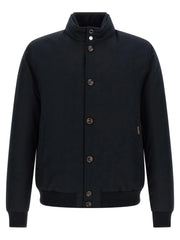 MooRER Blue Wool Bomber