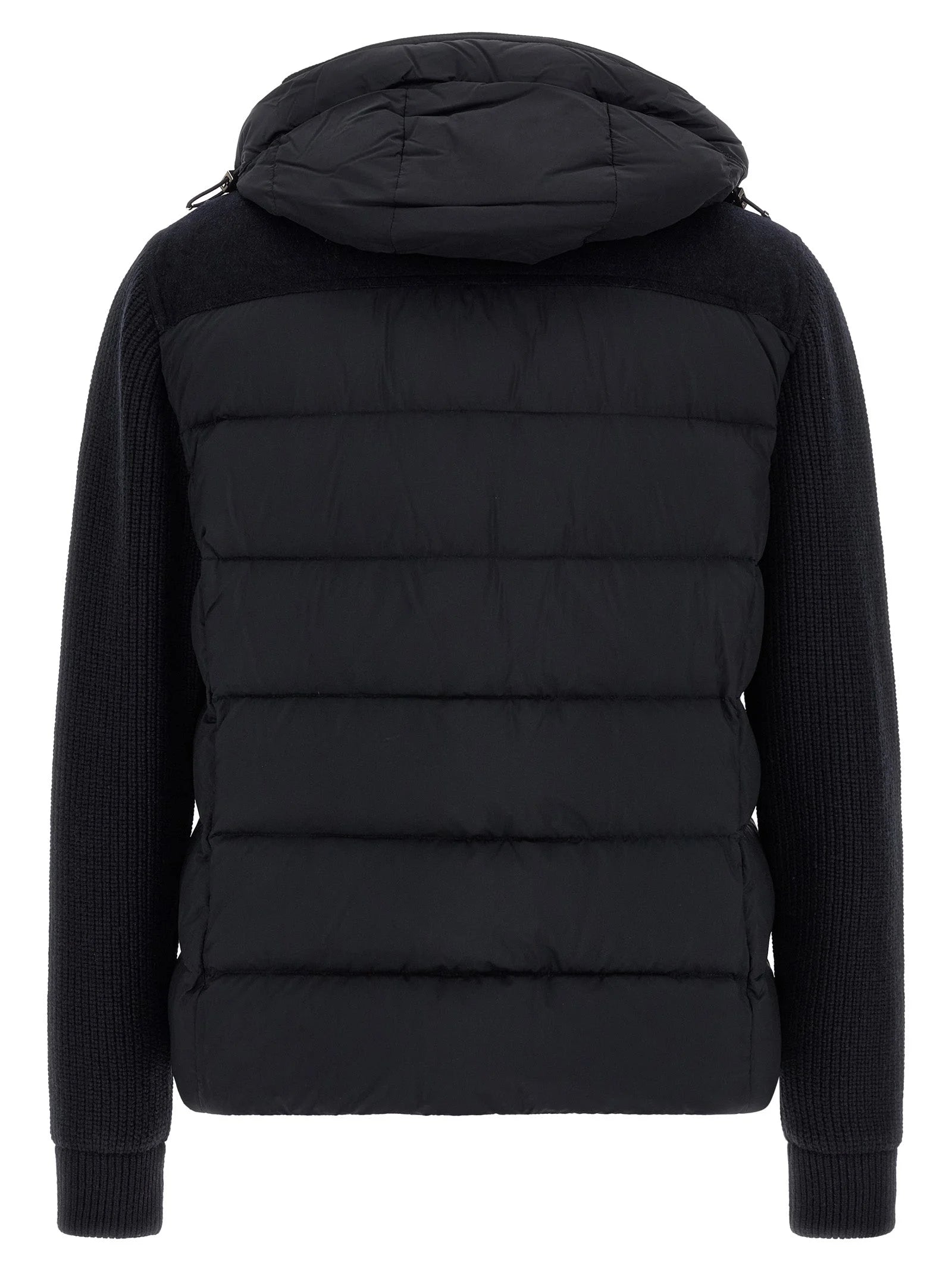 MooRER Blue Wool Full-Length Jacket