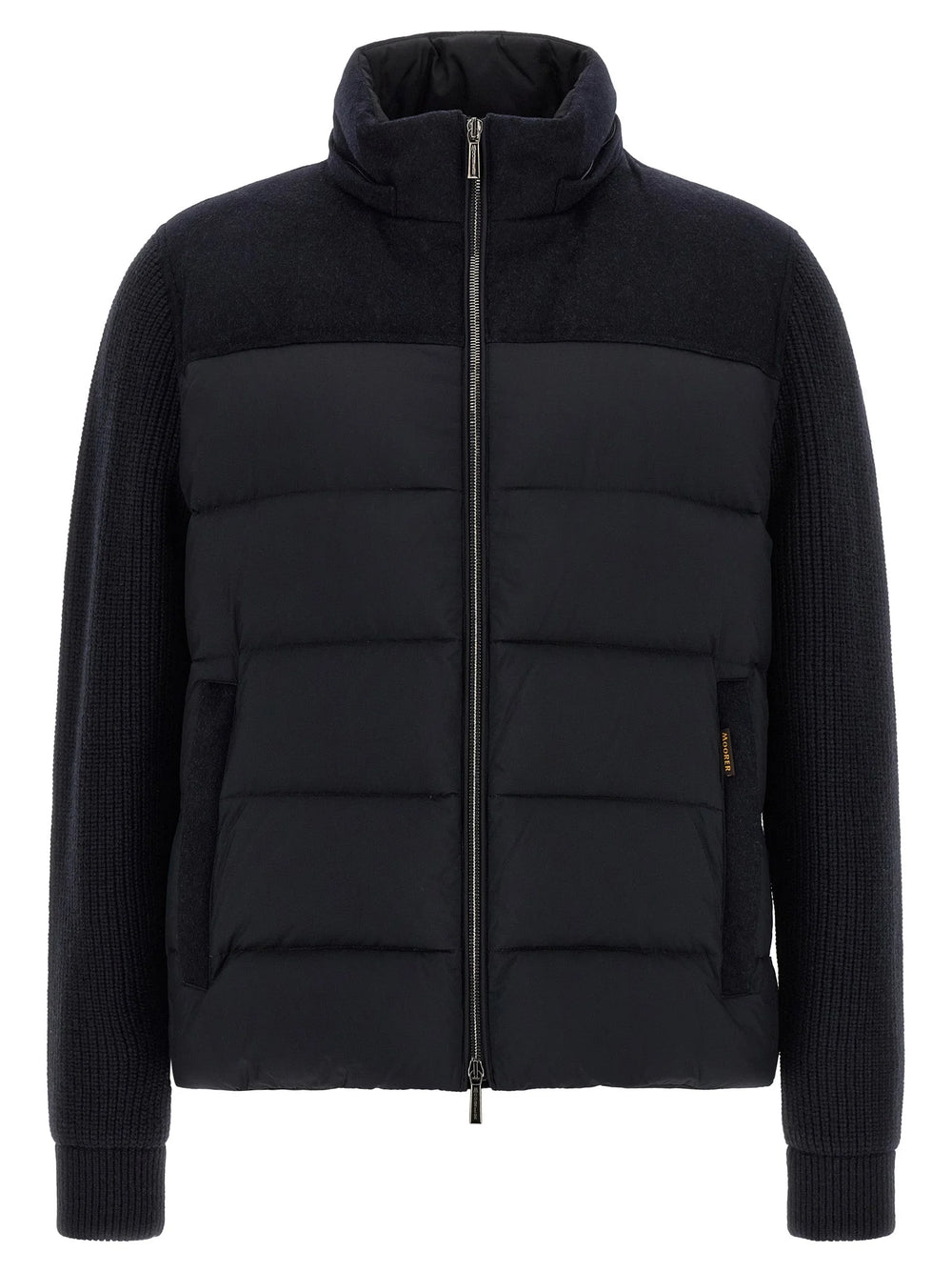MooRER Blue Wool Full-Length Jacket