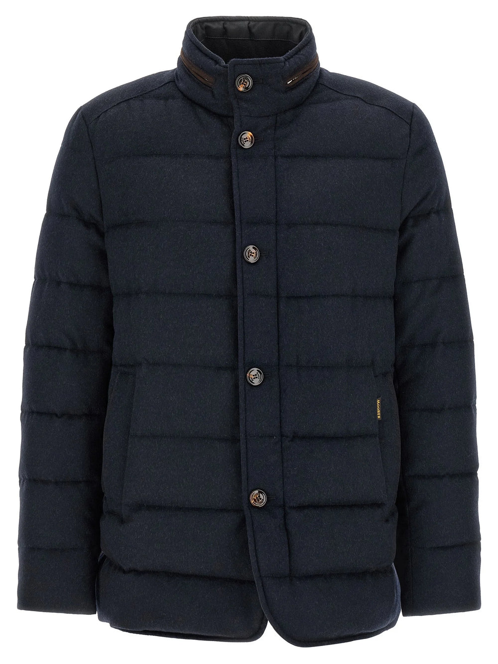 MooRER Blue Wool Full-Length Jacket