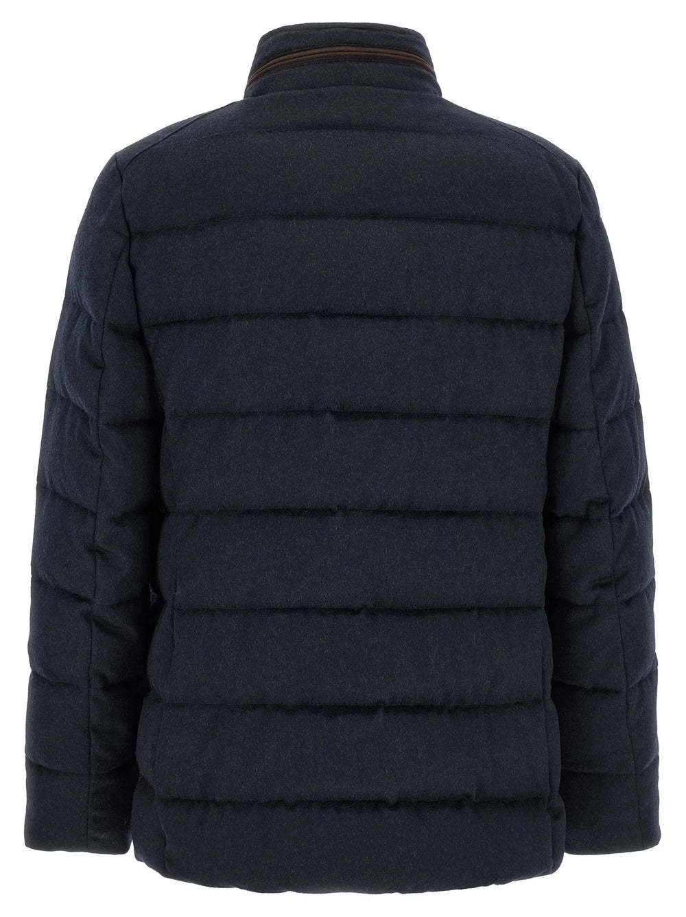 MooRER Blue Wool Full-Length Jacket