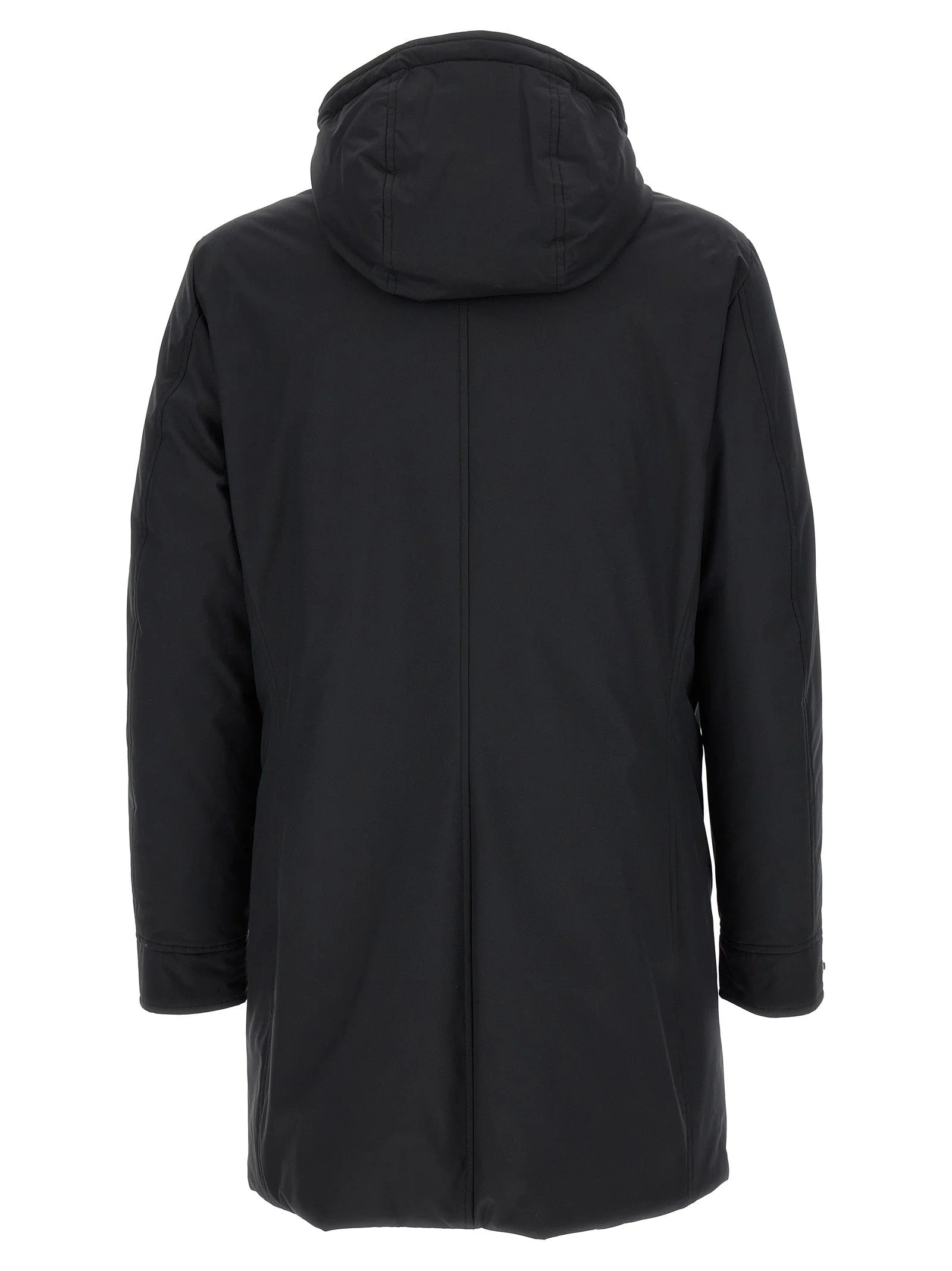 MooRER Blue Wool Parka