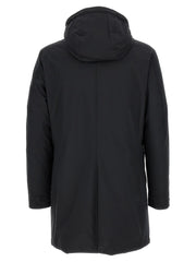 MooRER Blue Wool Parka
