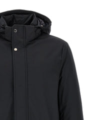 MooRER Blue Wool Parka