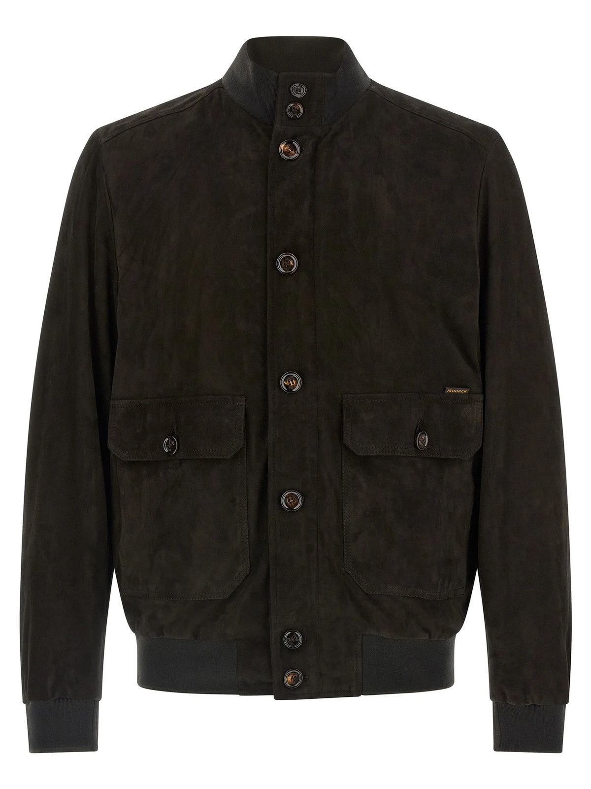 MooRER Brown Lamb Leather Leather Jacket - IT56 | XL