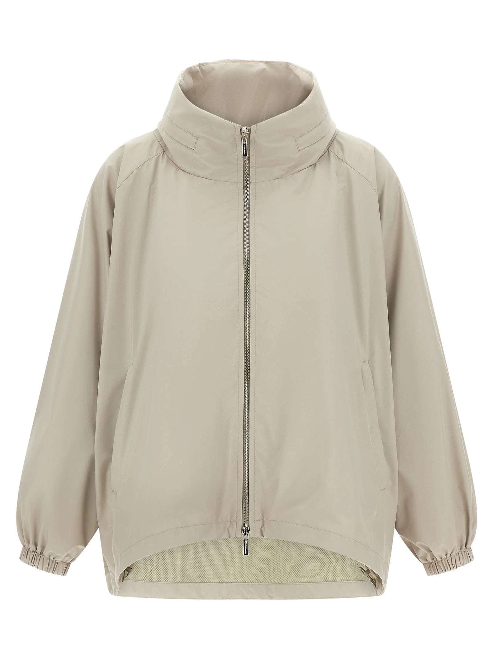 MooRER Gray Polyester Shell Jacket