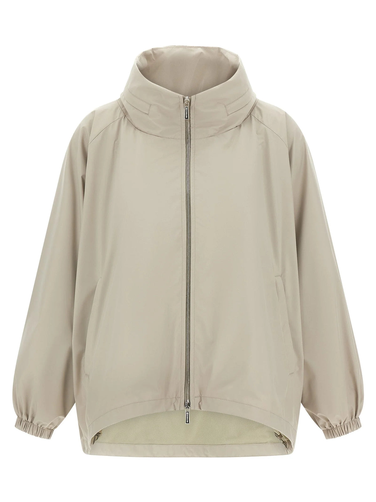 MooRER Gray Polyester Shell Jacket