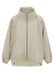 MooRER Gray Polyester Shell Jacket