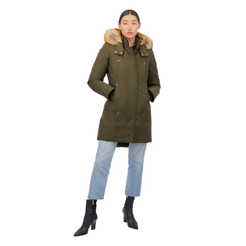 Moose Knuckles Army Cotton Women Coat - M - Parkas