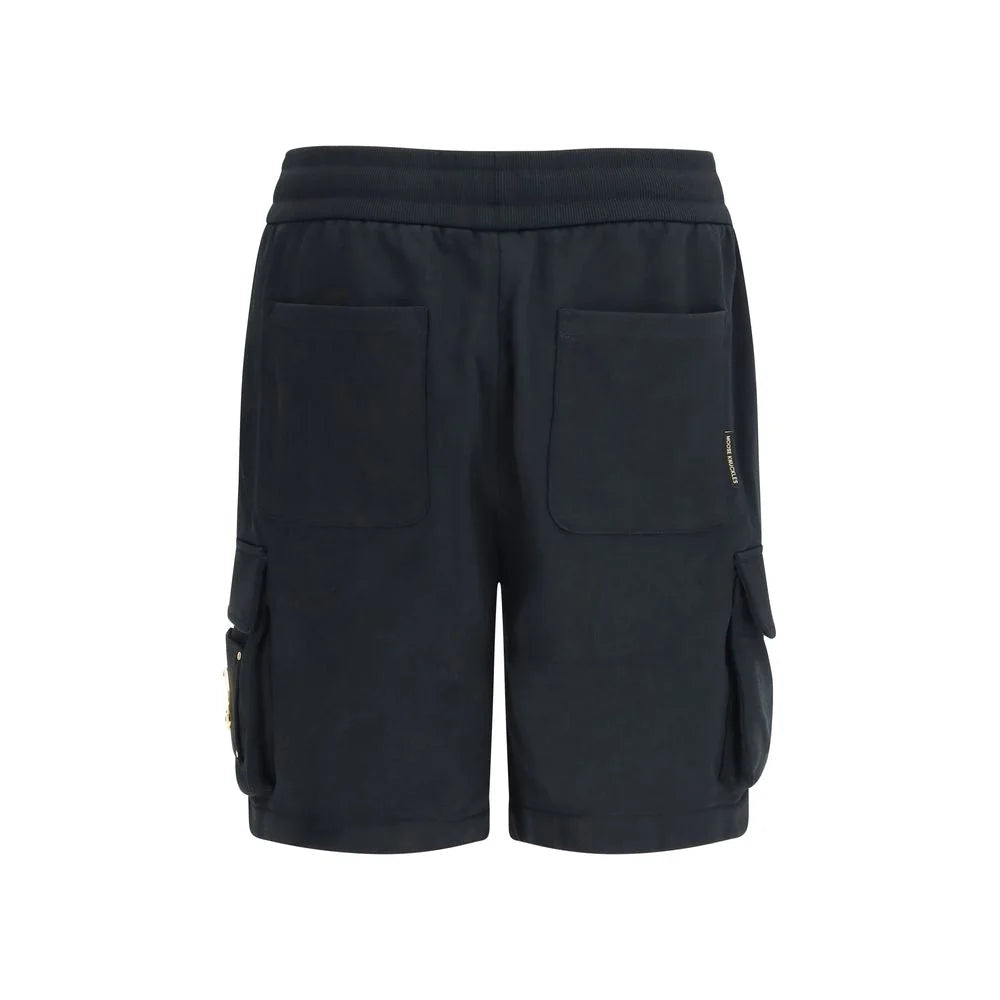 Moose Knuckles Black Cotton Bermuda Shorts