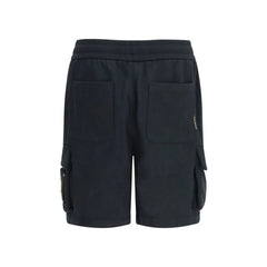 Moose Knuckles Black Cotton Bermuda Shorts