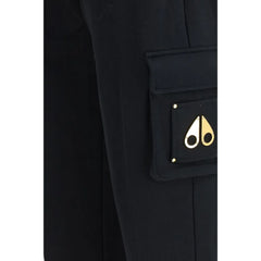 Moose Knuckles Svarte Bomullsbukser til Daglig Bruk