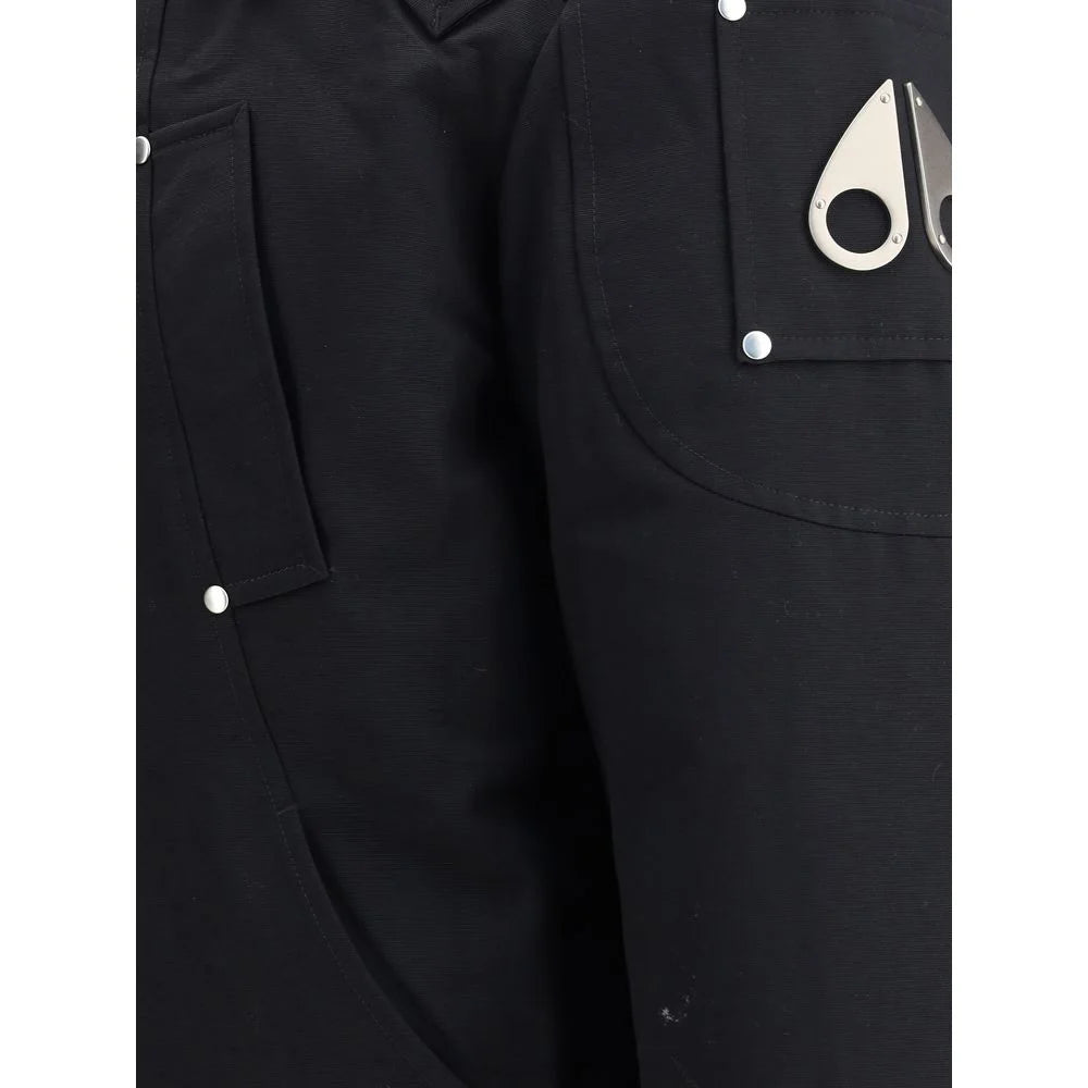 Moose Knuckles Black Cotton Clothing