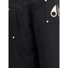 Moose Knuckles Black Cotton Clothing