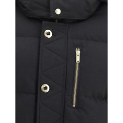 Moose Knuckles Black Cotton Coat