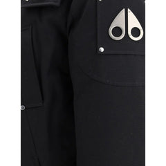 Moose Knuckles Black Cotton Parka