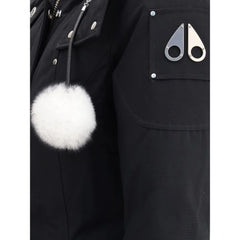 Moose Knuckles Black Cotton Parka - Parkas