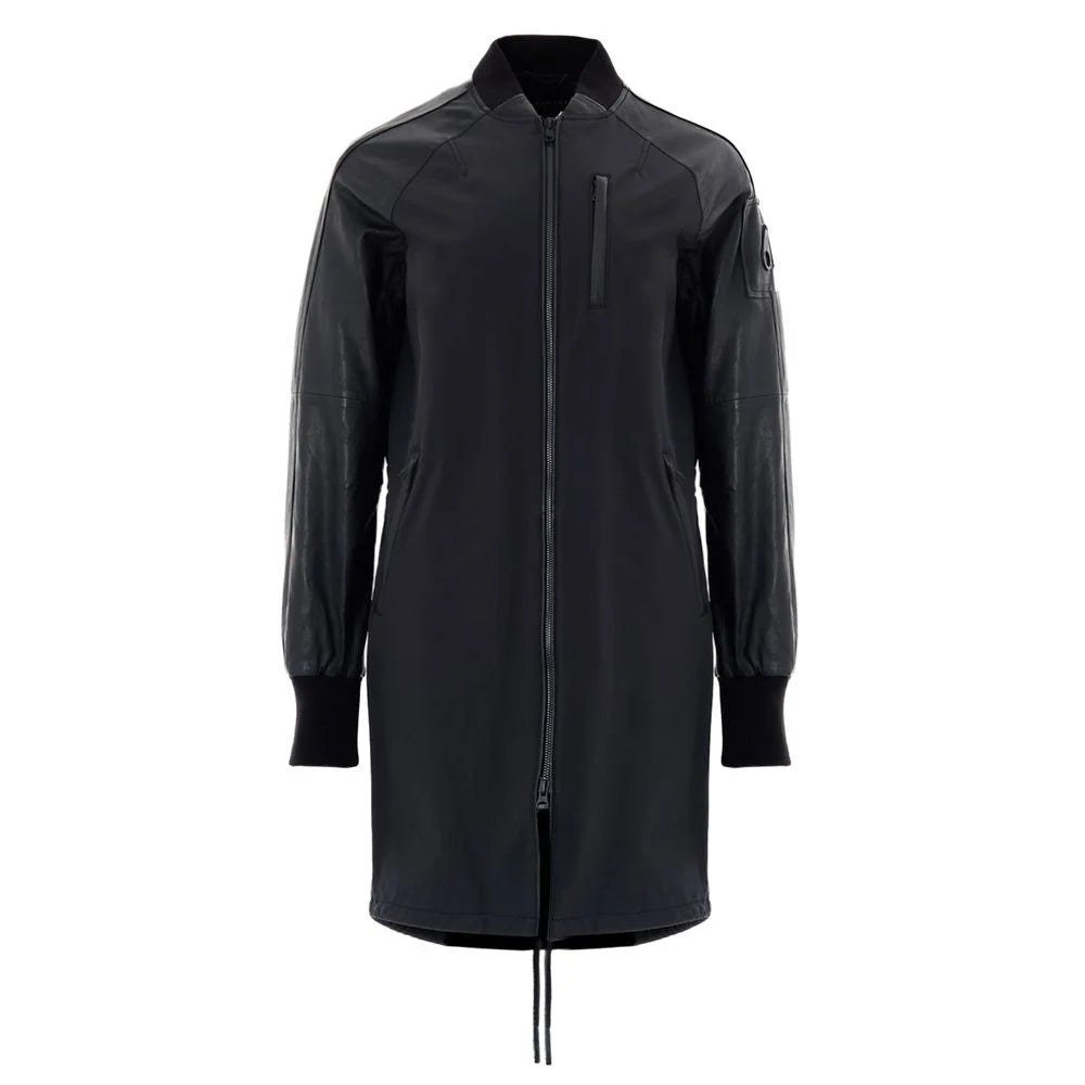 Moose Knuckles Black Cotton Parka - S