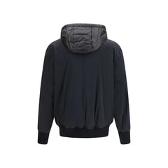 Moose Knuckles Black Nylon Bomber