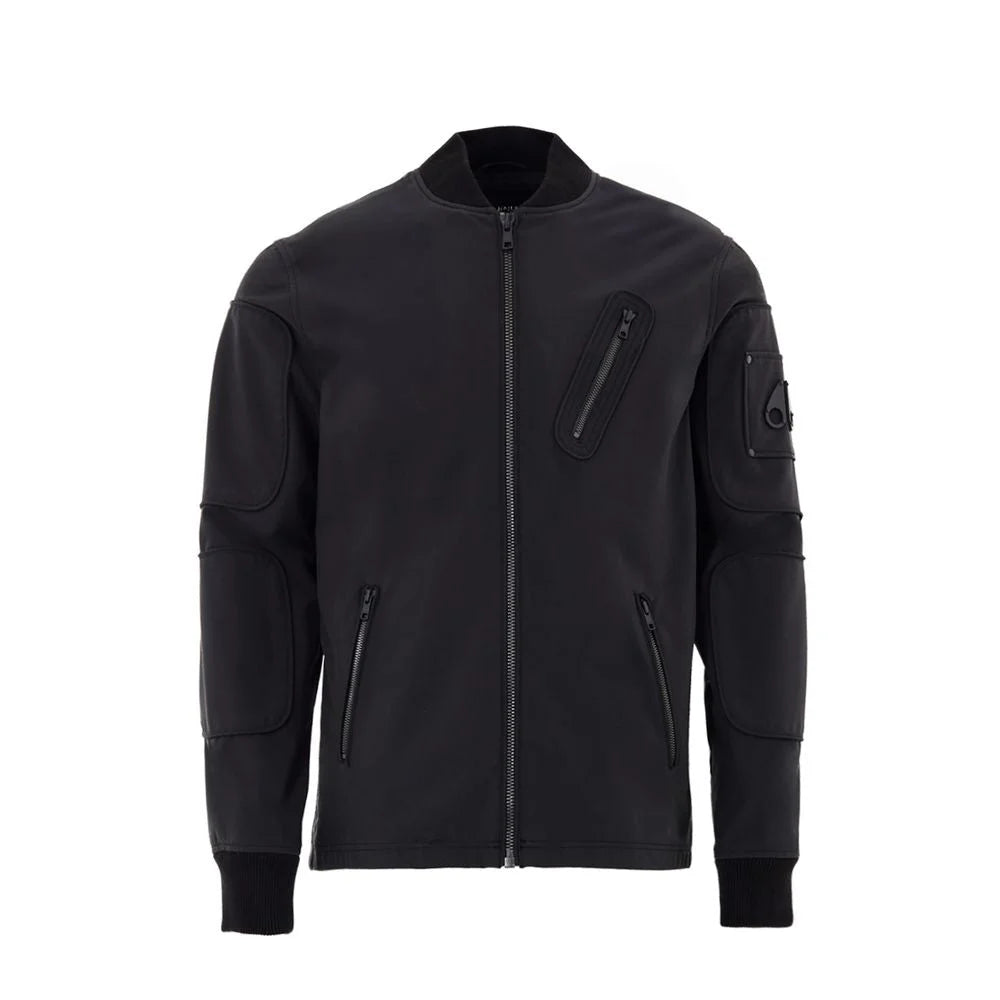 Moose Knuckles Black Nylon Clothing - M