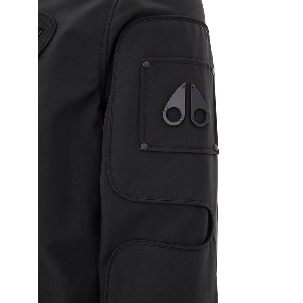 Moose Knuckles Black Nylon Clothing - M