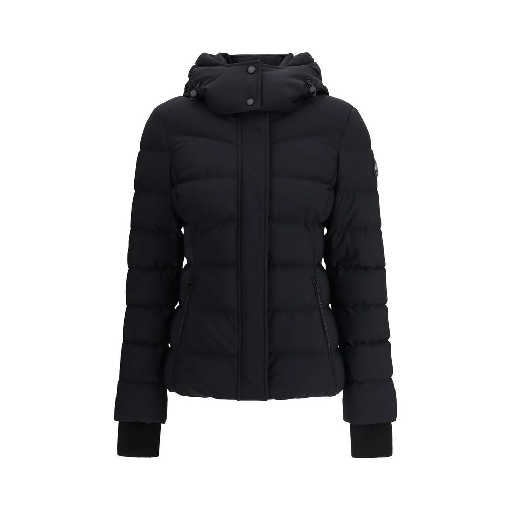 Moose Knuckles Black Nylon Coat - Puffer Jackets